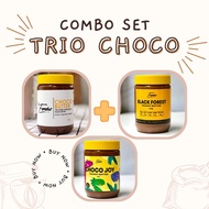 TRIO CHOCO - CHOCOLATE BUTTER SPREAD No added sugar! HALAL MUSLIM PRODUCT KIDS FRIENDLY PEANUT BUTTE