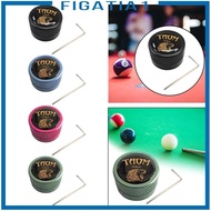 [figatia1] Pool Cue Chalk Holder Billiard Cue Snooker Accessory Metal Pool Cue Chalk Case Snooker Pool Cue Chalk Carrier Pocket