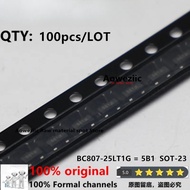 100pcs 100%New Imported Original BC807-25LT1G 5B1 BC850C 2GW BC860C 4GW BC807-40 5CW  BC817-40 6CW S