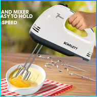 COD SCARLETT Mixer Tangan 7 Kecepatan 100W HE 133 / Mixer kue 1 set murah tangan listrik scarlett ad