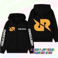 Rrq Esport Mobile Legends Children's Hoodie Jacket Free Name / RRQ Esport ML Children's Zipper Jacke