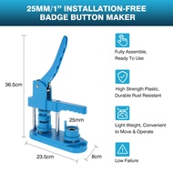 เครื่องทำป้ายปุ่มแม่พิมพ์ขนาดต่างๆแม่พิมพ์25/32/37/44/58Mm DIY Badge Pin Maker Machine Kit With 200P