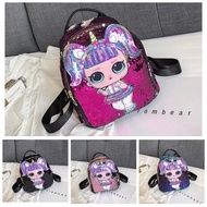 School Bag Smiggle Bags 3D LOL Surprise Doll Kids Sequin Backpack KPOP For Notebook