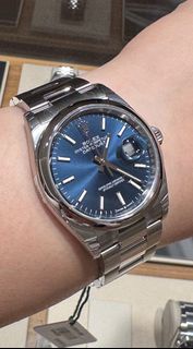勞力士 Datejust 36 藍面鋼錶 126200