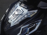 [PHỤ KIỆN AB 2020] ỐP CHỈ MŨI MẶT NẠ TRƯỚC XE AIRBLADE 2020 CỰC MỚI SIÊU HOT (MÀU XI BẠC)