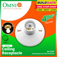 OMNI Ceiling Receptacle 4 1/4" w/Screw E27-040 - BUILDMATE -