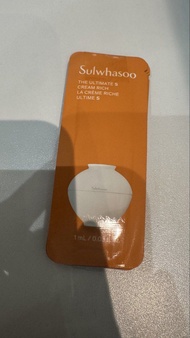 雪花秀青典臻秀面霜豐盈版面霜，雪花秀面霜，Sulwhasoo the ultimate S cream rich, sulwhasoo cream (專櫃貨）