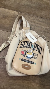 Luzz x Minions 聯名款抽繩pickleball bag 球袋