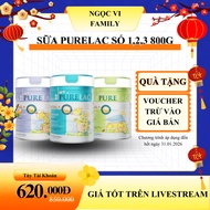 Purelac Milk No. 1, 2, 3 Cans 800gr Helps Baby Comprehensively Develop Imported from New Zealand Dat