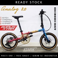 Pacific ANALOG 3.0 Chromoly Sepeda Lipat Folding Bike