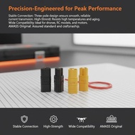 [Chicnest] RC  Airplane Car 3-pin 3.5mm MT60 Connector Plug Adapter Bullet Plug for DIY Power Connec