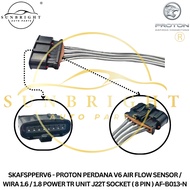 PROTON PERDANA V6 AIR FLOW SENSOR / WIRA 1.6 / 1.8 POWER TR UNIT J22T SOCKET ( 8 PIN ) AF-B013-N