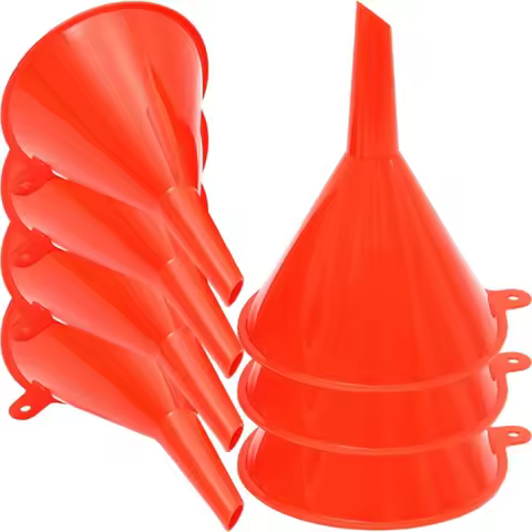 4 Sizes Car Plastic Funnels Refueling Funnels Tools Oil Filling Equipment Anti Splash Motorcycle Ref