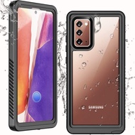 สำหรับ Samsung Note 20/หมายเหตุ20 Ultra กันน้ำกรณีหน้าจอ Protector กันกระแทกกันฝุ่น IP68กรณีกันน้ำสำหรับ Samsung Galaxy S22 Ultra/S22 Plus/S22/S21 Ultra/S21 Plus/S21 FE/S20อัลตร้า/S20พลัส
