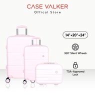 3in1 PC+ABS Hard Case Luggage Set with TSA Lock (24" + 20" + 14") Luggage Bag
