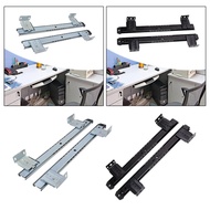 [mcqlqm] under Desk Slider Track Metal for Cabinet Keyboard Drawer Tray Slide Rail