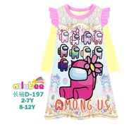 Ailubee Kid Dress Pajamas D197B~ Among Us