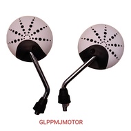 Kaca Spion Motor Model Scoopy New Bulat Retro Mini Gg Pendek Variasi Universal