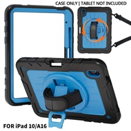 Case for Rugged iPad Case 10th Gen for iPad 10th Gen 10.9-inch (2022), for iPad (A16) 11th Gen 11-in
