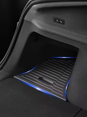 For Tesla Model Y Juniper 2025 2026 Car Trunk Side Storage Box Cover plate organizer Car trunk side 