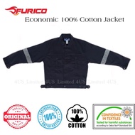 FURICO 100% Cotton Safety Jacket l 200gsm l Reflective Jacket | Working Jacket | SIRIM & DOSH