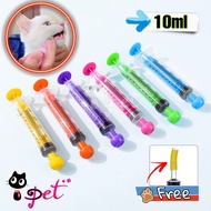 Catheter Syringe Picagari muncung besar feeding syringe (10ml) Pet Feeding Kit Medicine Feeder 喂食器针筒