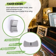 20Pcs 24mmx11mmx10mm Console Mixer Slider Fader Knobs Replacement for Potentiometer Gray Knob Black 