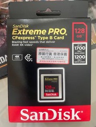 Sandisk extreme pro cfexpress type b card 128gb