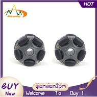 【rbkqrpesuhjy】2Pcs 58mm Plastic Omni Wheel for Robot Kit Servo Motor Omni Wheel 14135