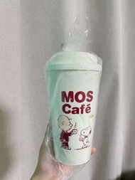 全新｜摩斯漢堡MOS BUGER | 史努比咖啡杯 咖啡環保杯 570ml -10度到90度