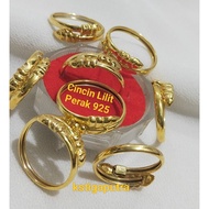 925 Silver Gold Plated Wrap Ring