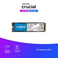 Crucial P2 NVMe PCIe 3.0 M.2 Internal SSD Capacities (250GB/500GB/1TB/2TB)