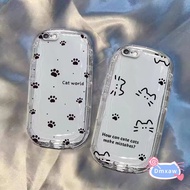 Cute Cat Paws Phone Case For OPPO A80 A5 A3 Pro A3i Plus A36 A58 A58X A57 A79 A78 A77 A76 A56S A15 A
