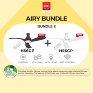 [NEA Climate Voucher $400] KDK Airy Bundle E (H56GP + H56GP)