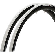 Panaracer Clincher Tires, Set of 2 700 x 26C Category S2 F726-CATS-W2 White/Black Side Road Bike Cro