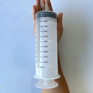 250-550ml ไซริงค์ สลิง กระบอกฉีดยา ปั๊มน้ำ พลาสติก syringe ไซริงค์ใหญ่ ดูดของเหลวหัวฉีดตรงกลางให้อาหารสัตว์
