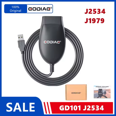 GODIAG GD101 J2534 Compatible with J2534 Passthru & ELM327 Diagnose J1979 Compatible Vehicles Switch