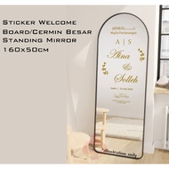 Sticer Cermin Nikah/Tunang [PANJANG]