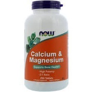 Now Foods Calcium & Magnesium 250 Tablets