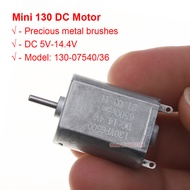 Mini 130 Eletric Motor DC 5V 9V 12V 14.4V Slow Speed Silent Toy Motor Experiment Model Making Motor