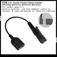 Suitable for Motorcycle DP2000e XPR3000e P6600 P6620 Headphone Adapter DEP500E DP2400 DEP550 DEP570 