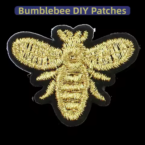 10PCS Bumblebee Full Set of Little Beetle Embroidery Bag Patch Hot selling Little Bee DIY CCloth Pat