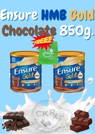 Ensure HMB Gold Chocolate 850g. เอนชัวร์ เอชเอ็มบี โกลด์ กลิ่น ช็อกโกแลต 850 กรัม