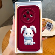 Casing hp for Tecno Spark 30C Case 3D Rabbit Pattern PopularYANG Silicone Case Cesing Stick Original