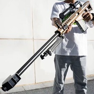 Oversized Barrett Throwing Shell Soft Bullet Toy Gun Simulation Manual Pull Bolt awm98k Sniper Gun B