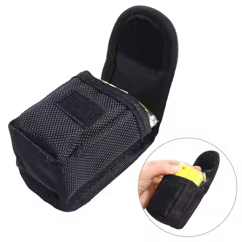 Coin Bag Oximeter Storage Bag Belt Bag Nylon Oximeter Protective Case Black Small Pulse Oximeter Car