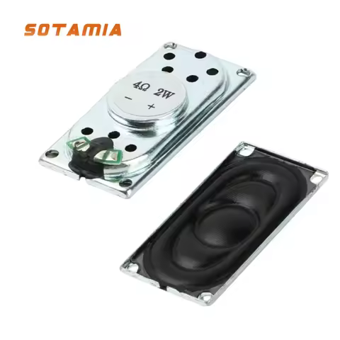 SOTAMIA 2Pcs 4020 Mini Audio Speakers 4 8 Ohm 2W Mini Laptop TV PC Trumpet Speaker HIFI Loudspeaker 