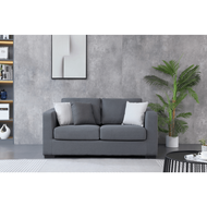Global House PULITO โซฟาผ้า 2 ที่นั่ง 160x90x85 ซม. รุ่น GRISE สีเทา รับประกันของเเท้!