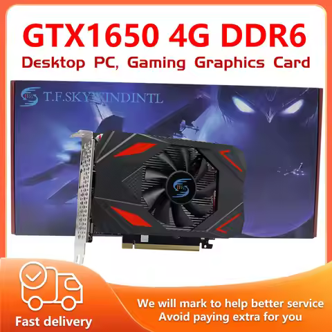 GTX1650 4GB desktop Graphics Card GAMING Gamer 128Bit GDDR6 Laptop chip PCI Express 3.0 Video Cards