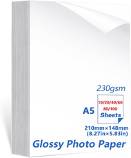 A3/A4/A5 Photo Paper 20Sheets Waterproof Glossy for Photo Paper230gsm Card Paper Inkjet Photo Paper